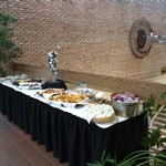 Refreshments at the reception